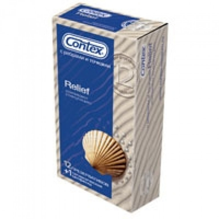 Презервативы Contex Relief с ребрами и точками, 3 шт 8112032/8132087 - Contex - Ребристые презервативы - Купить