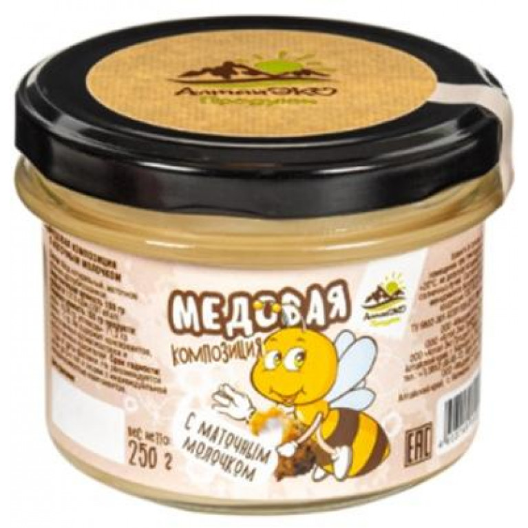 Медовая композиция с маточным молочком 250гр. 