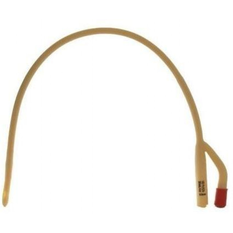 Катетер Фолея стерильный 2-х ходовой латексный с силиконовым покрытием CH18 баллон 30 мл №1