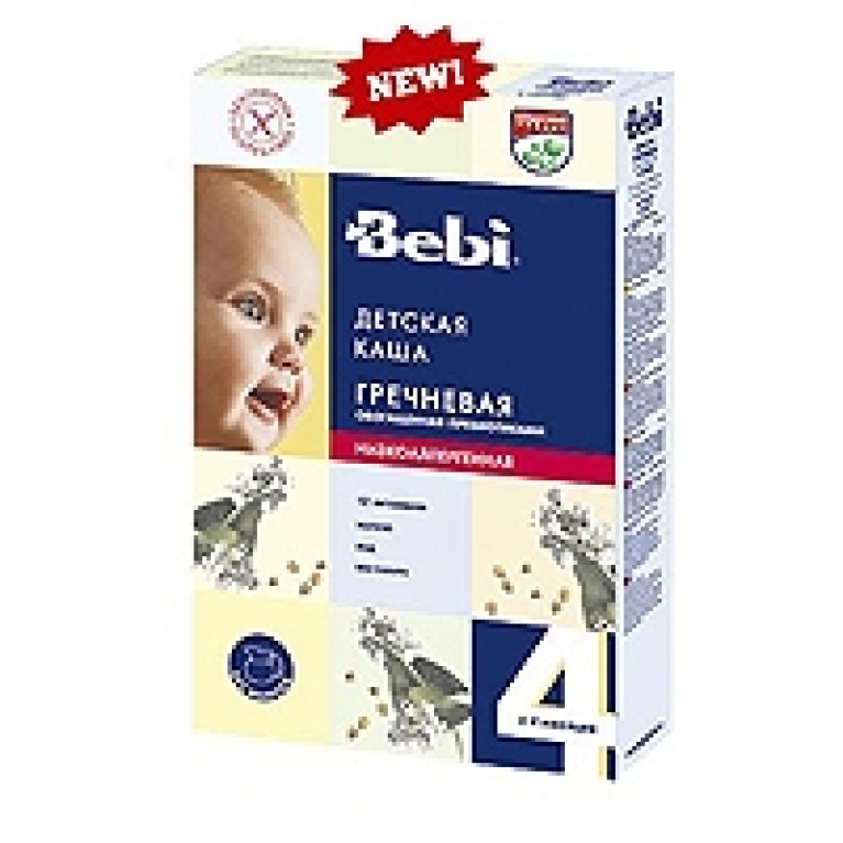 Каша bebi гречневая с 4 мес