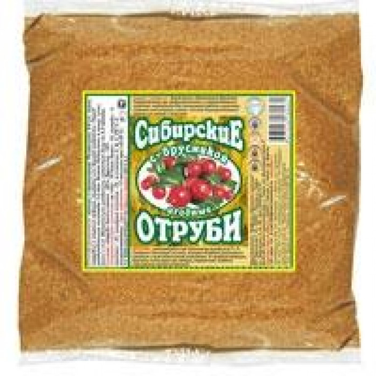 Отруби диет. Сибирские пшеничные 200г (в ассорт.)