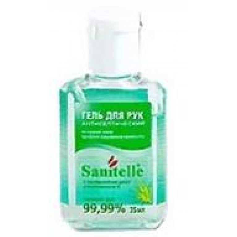 Санитель Гель д/рук а/бактериальный с алоэ и витамином Е 50 мл