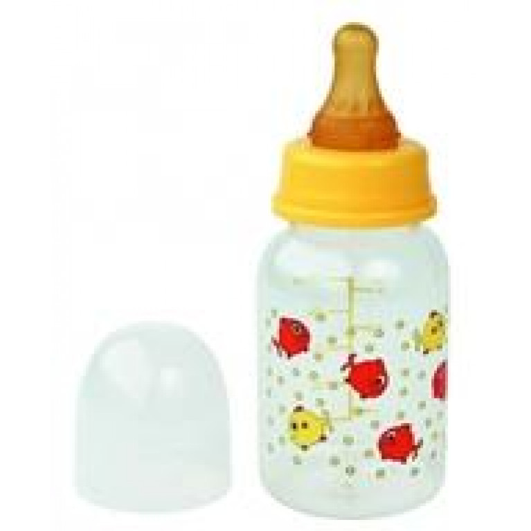 Курносики Бутылочка с латексной соской 125 мл (11085)