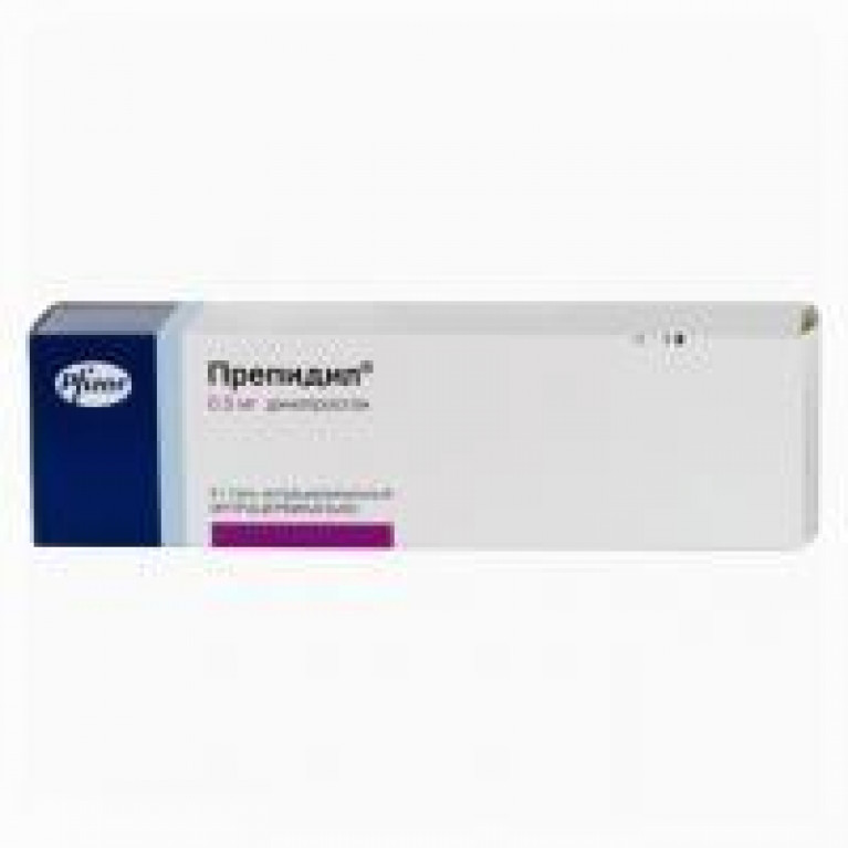Препидил гель интрацервикальный 0,5 мг 3 г шприц №1