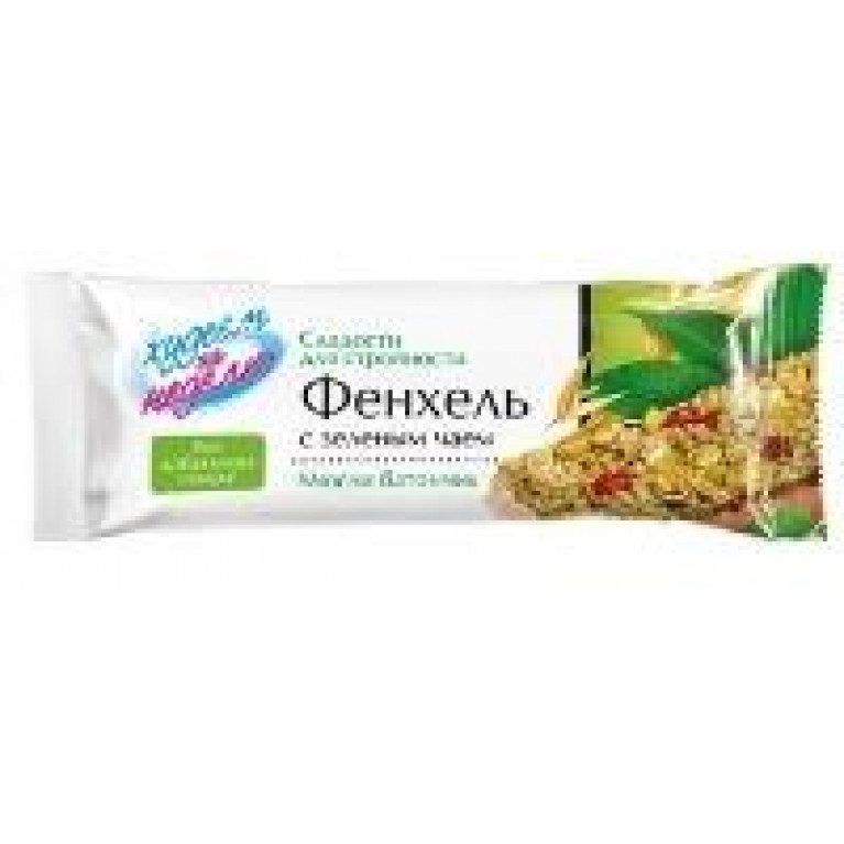 Батончик Худеем за неделю фенхель/зел.чай 30г