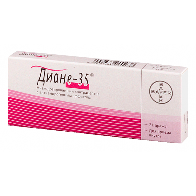 Диане-35 драже №21