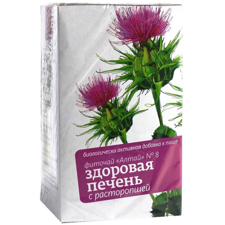 Фиточай Алтай №8 Здоровая печень с расторопшей ф/п 2 г №20