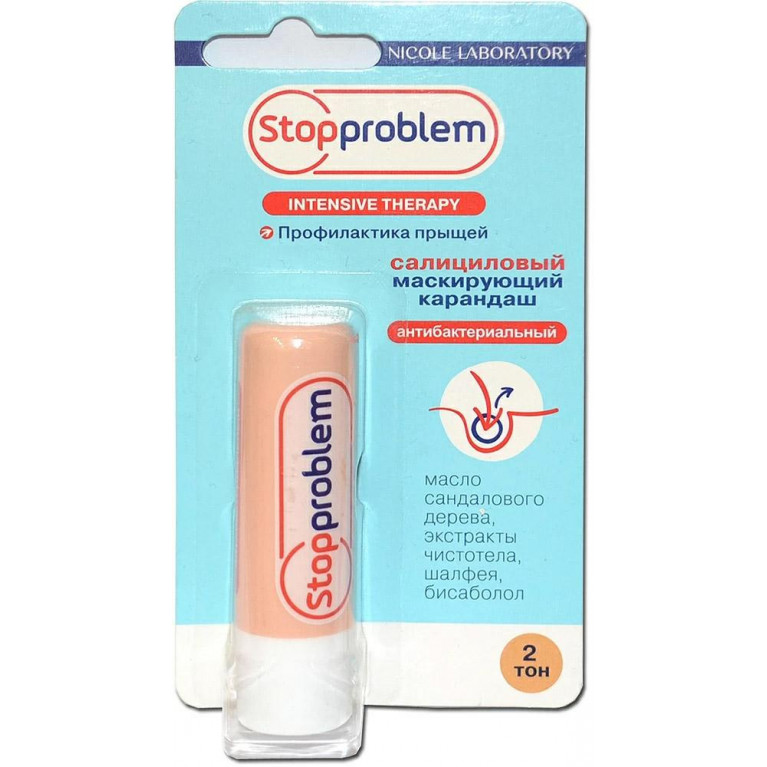 Стоппроблем Карандаш салицил. а/бакт. тон 2 4,7г