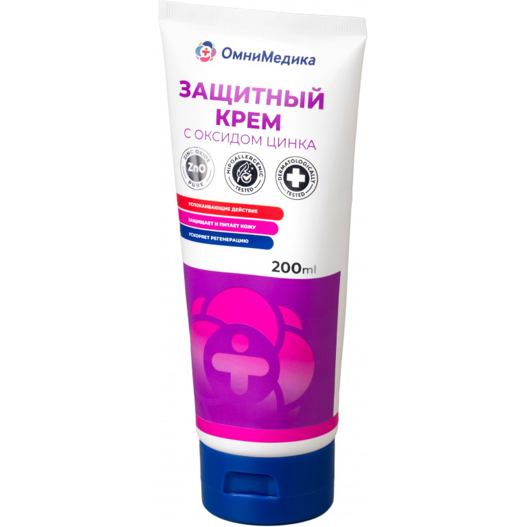 ОмниМедика Защитный крем c оксидом цинка 200 мл