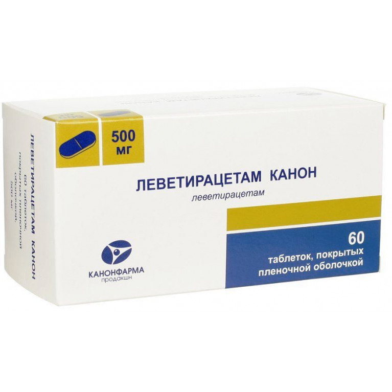 Леветирацетам табл. п/о 500 мг №60: цена, , инструкция по .
