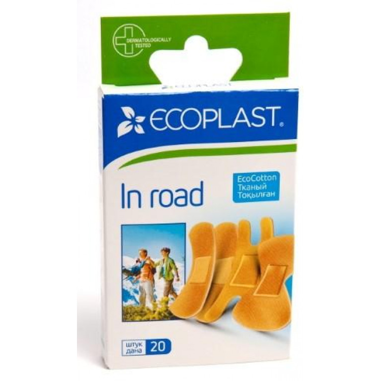 Экопласт Лейколастырь ткан. осн. In Road телесный №20