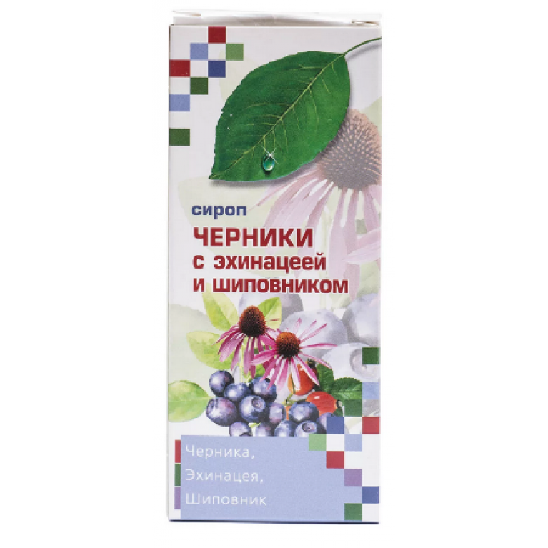 Сироп Черники с эхинацей и шиповником 100мл