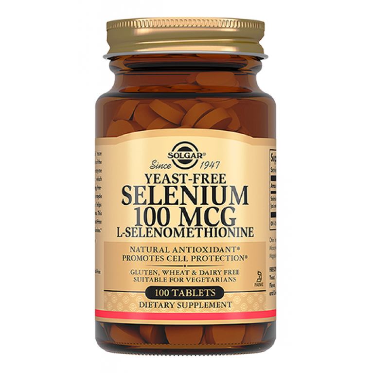 Солгар Селен таблетки 100 мкг №100