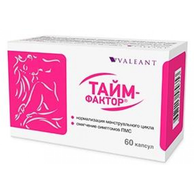 Тайм-Фактор капсулы 530мг + 500мг №60 (комплекс из 2-х капсул)