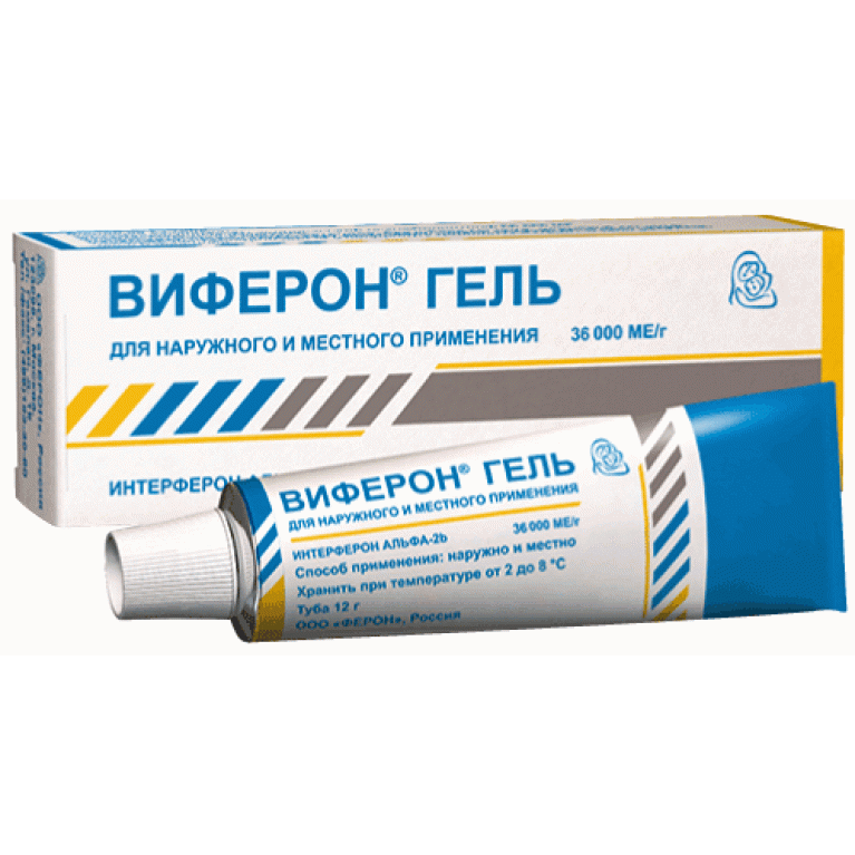 Виферон гель для наружного и местного применения 36 тыс.МЕ/г туба 12 г