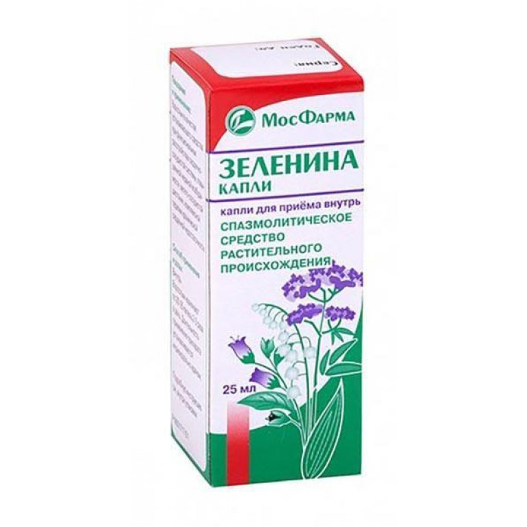 Зеленина капли фл.25мл