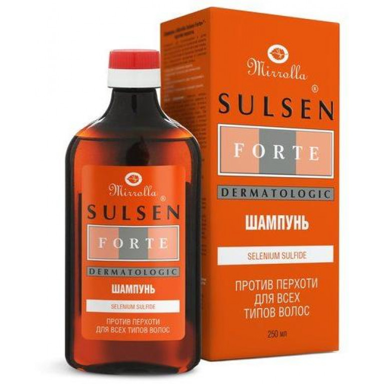 Мирролла Сульсен Форте шампунь 2% против перхоти 250 мл