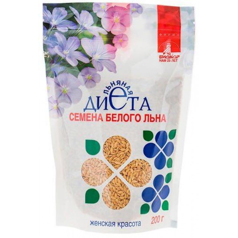 Лен Женская Красота льняная диета 200г (красота кожи, волос)