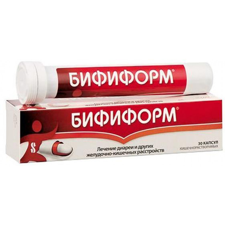 Бифиформ капс. кишечнораств. №30