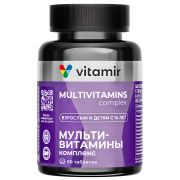 Витамир Витаминный комплекс А-Zn таб.п.о.743мг №60 Витамир Витаминный комплекс А-Zn таб.п.о.743мг №60