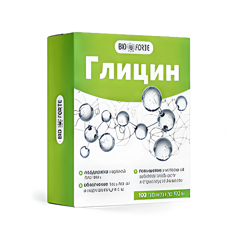 Глицин BioForte таб. подъяз. 102мг №100 БАД