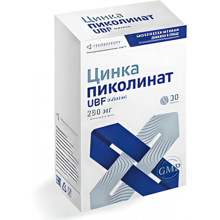 Цинка пиколинат таб.15мг №30 УБФ БАД