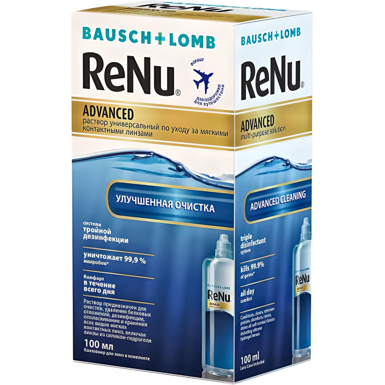 Реню Адвансед Раствор для линз фл. 100 мл