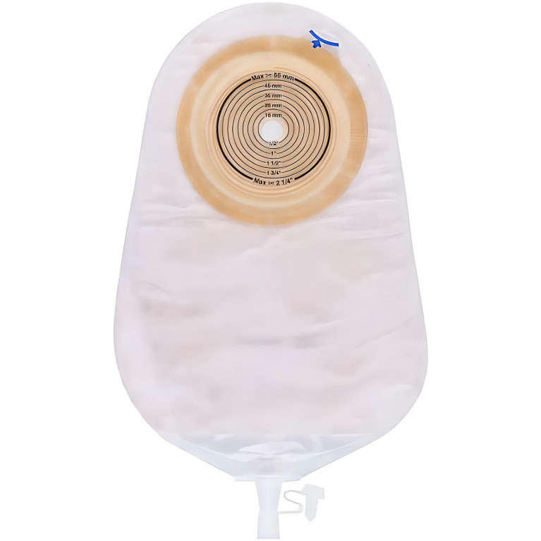 Колопласт Уроприемник Алтерна НП однокомпонентный дренируемый прозрачный вырезаемое отверстие 10-55 мм (174771)