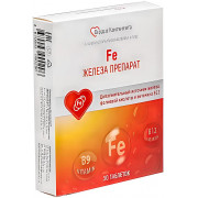 Сердце Континента Феррумтабс Железа препарат таб п/о №30 Сердце Континента Феррумтабс Железа препарат таб п/о №30