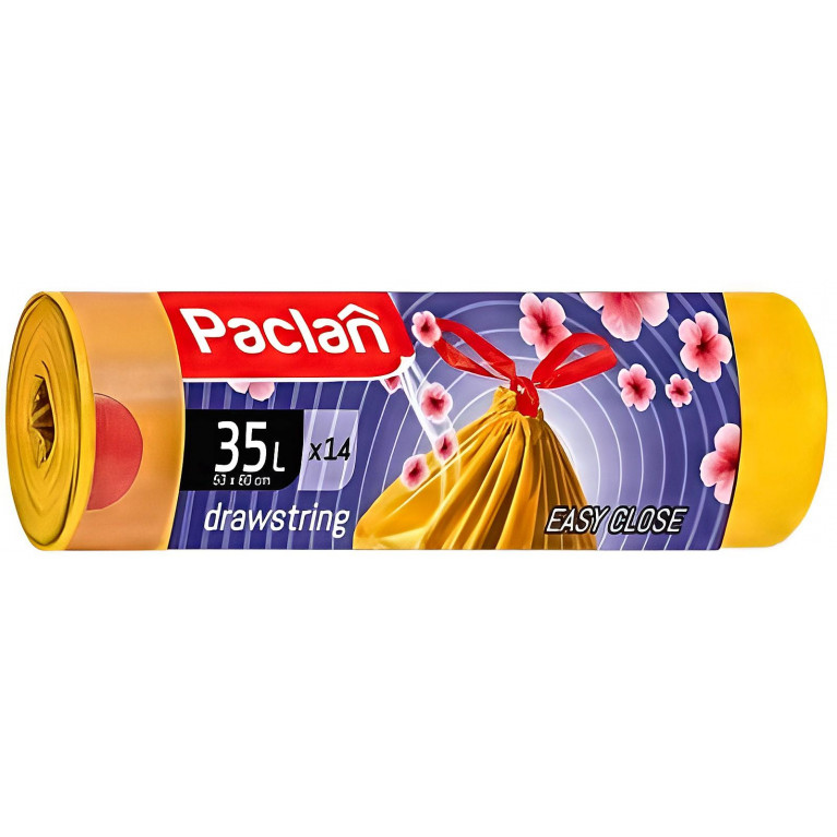 Пакет для мусора с тесьмой 35л. Paclan Aroma шт N14