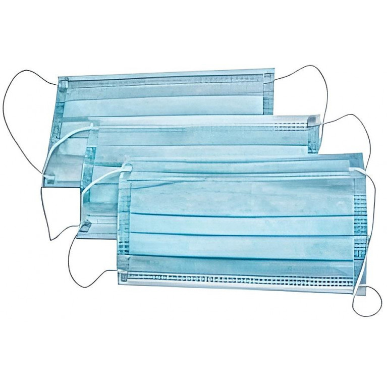 Маска медицинская одноразовая на резинках №5