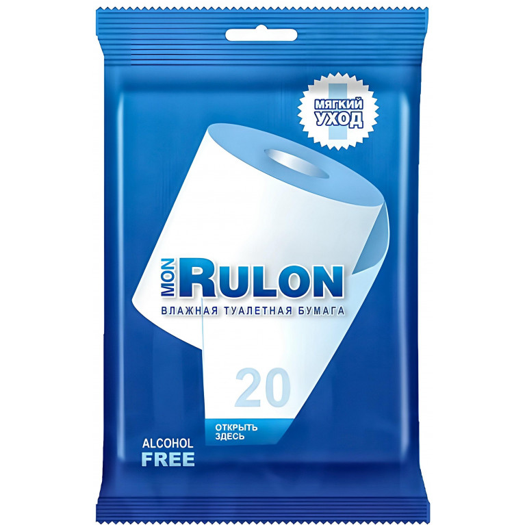 Мон Рулон Туалетная бумага влажная №20