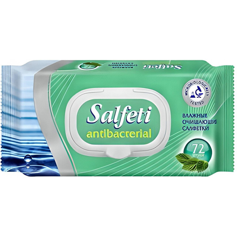 Салфети Салфетки влажные а/бактериальные №72