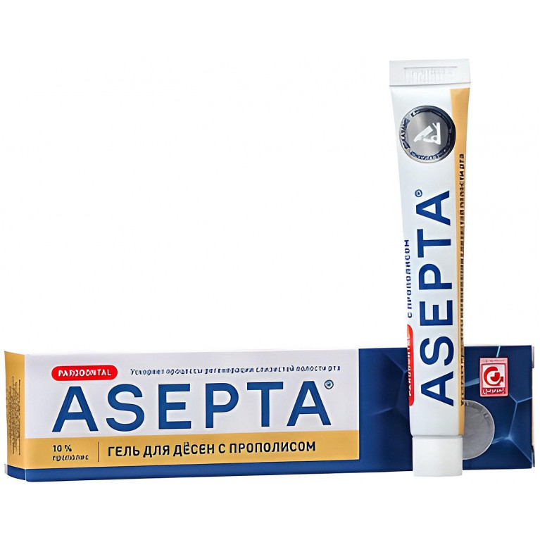 Асепта Гель для десен с Прополисом 10г