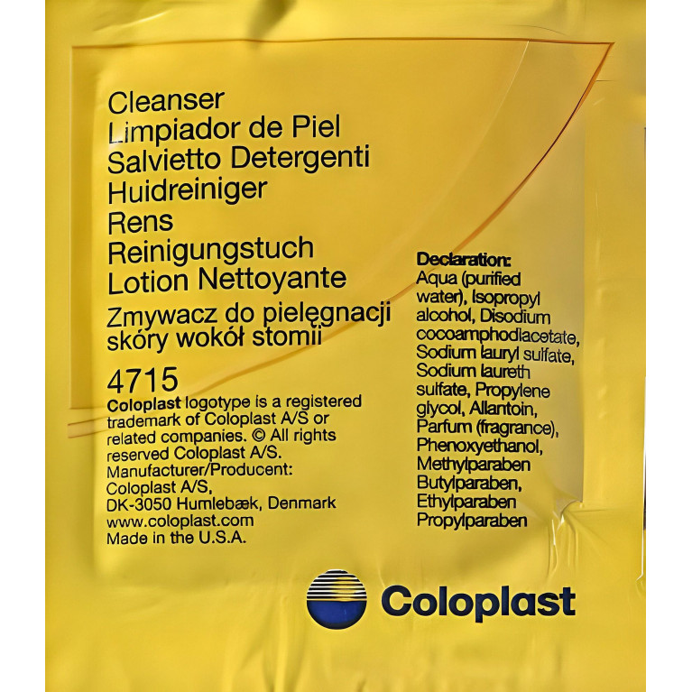 Колопласт Салфетка Комфил очиститель-клинзер для кожи вокруг стомы №1 (4715)