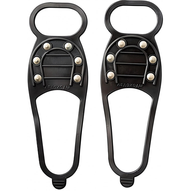 Устройство п/скольжения/насадки на обувь Ледоходы стандарт 6+6 шипов р.35-45 пара N 1