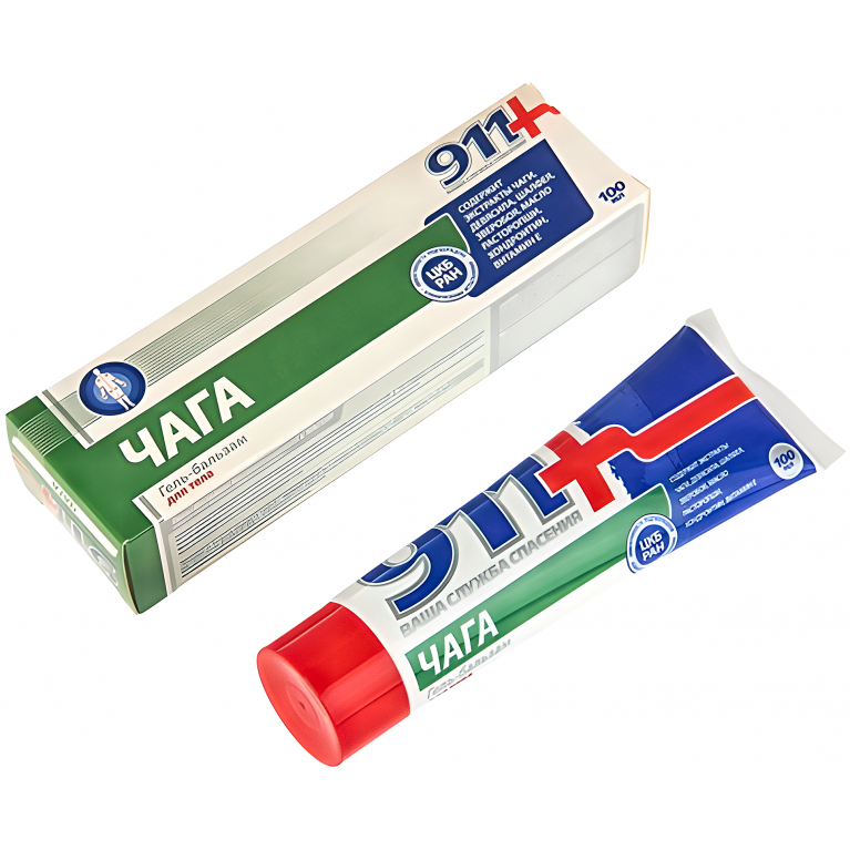 911 Гель-Бальзам для суставов Чага 100 мл