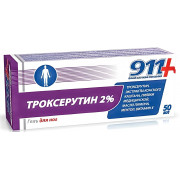 911 Гель для ног троксерутин 2% тонизирующий охлаждающий 50 мл