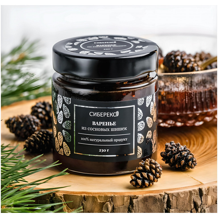 Сибереко Варенье из сосновых шишек 230г