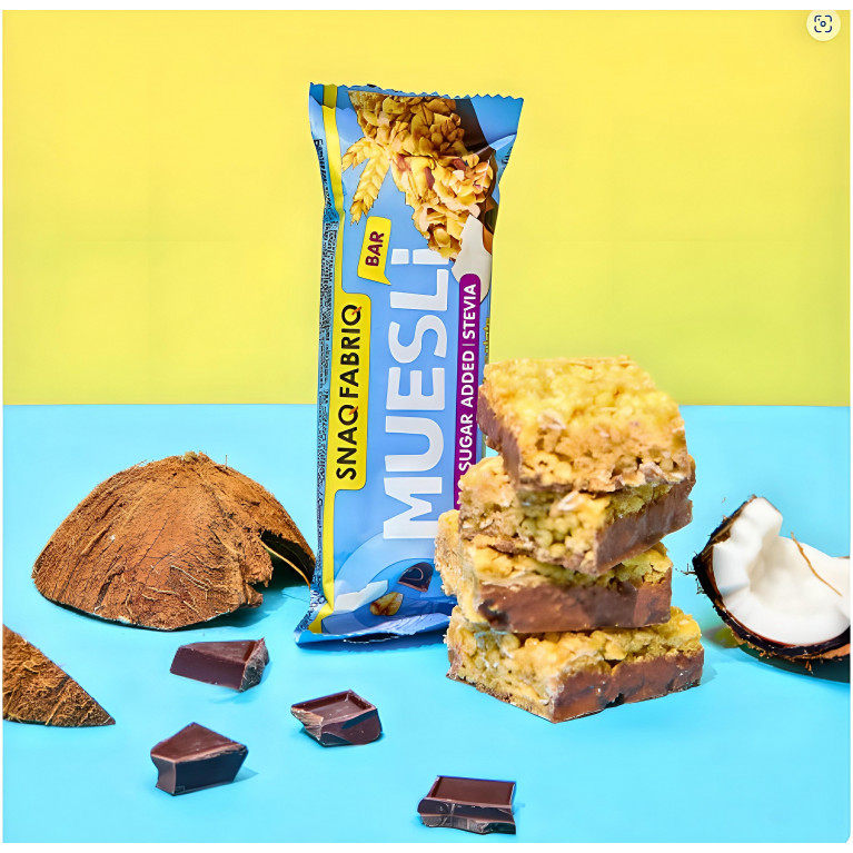 Снэк Фабрик Батончик мюсли Кокос и шоколад 50 г