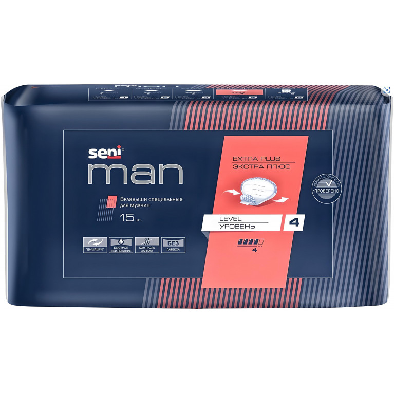 Сени Мен Экстра Плюс Левел Урологические вкладыши для мужчин (4кап) №15
