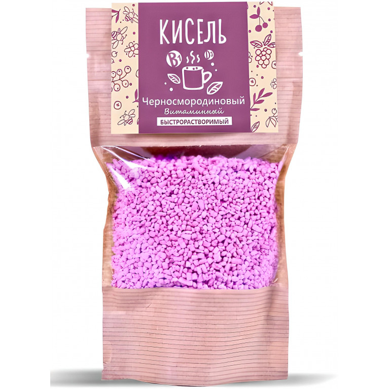 АлтайПлод Кисель сухой витаминизированный Черносмородиновый 140г дой-пак