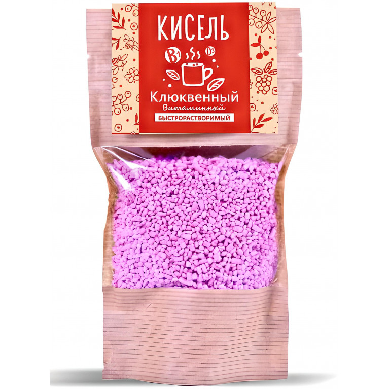 АлтайПлод Кисель сухой витаминизированный Клюквенный 140г дой-пак