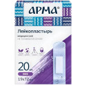Арма Лейкопластырь бактерицидный полимерная основа прозрачный 1,9х7,2 см №20 Бергус ООО (Россия)