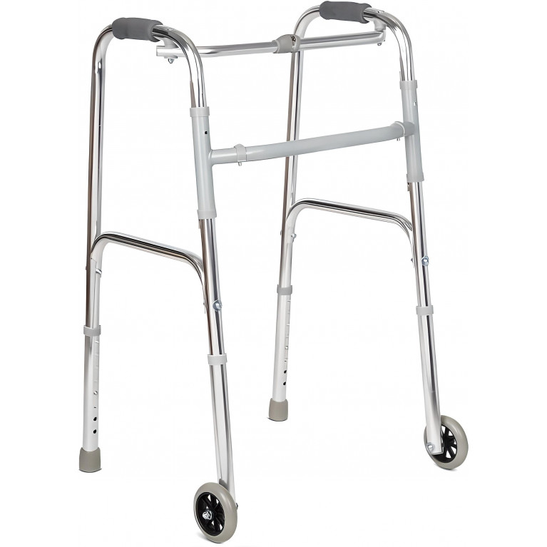 Армед Взрослые ходунки-роллаторы KR912L металлические 2 режима передвижения (колесики на передних ножках)