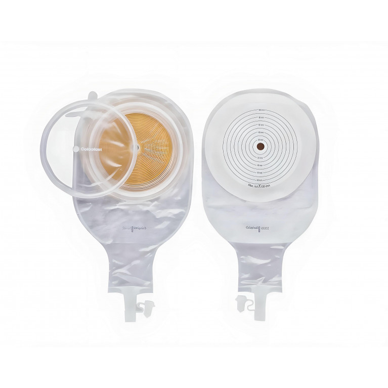 Колопласт Калоприемник Алтерна однокомпонентный, дренируемый, прозрачный, н/стер,вырезаемое отверстие 10-100 мм №6 (12802)