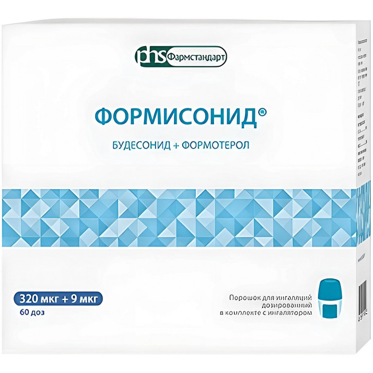 Формисонид пор. д/инг. 320/9 мкг 60 доз + устр-во д/ингаляций