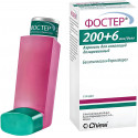 Фостер аэр.200+6мкг/доза 120доз+ингалятор Кьези Фармацевтичи С.п.А. (Италия)