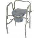 Кресло-туалет 10583 на колесах с регулировкой высоты,до 115 кг. Valentine International Ltd (Тайвань)