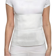 Крейт Бандаж послеоперационный на брюшную стенку Б-358 с 2 клапанами на липучке белый ( высота 28 см)